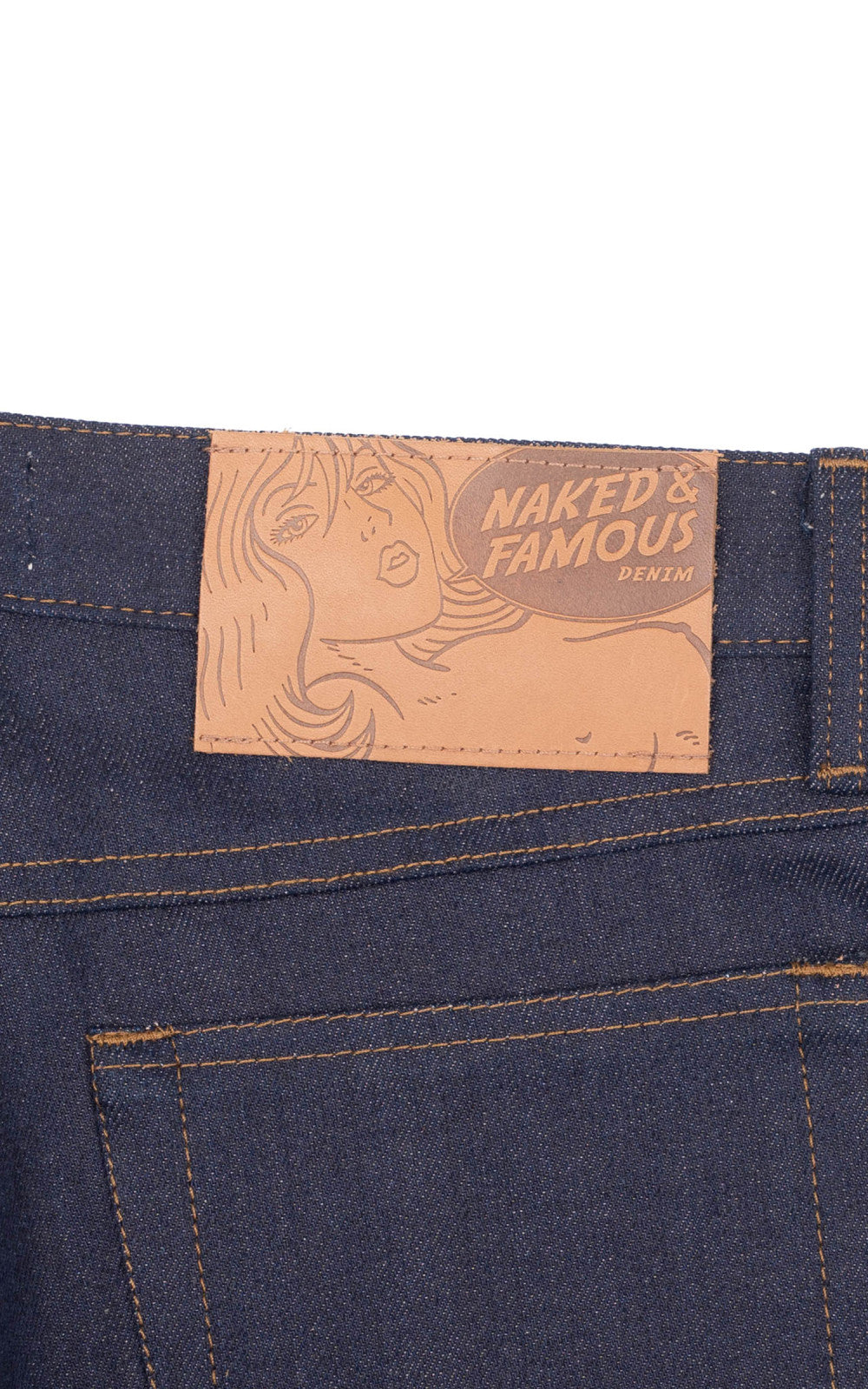 Naked & Famous Denim Weird Guy Coffee Dye Selvedge 12.5oz