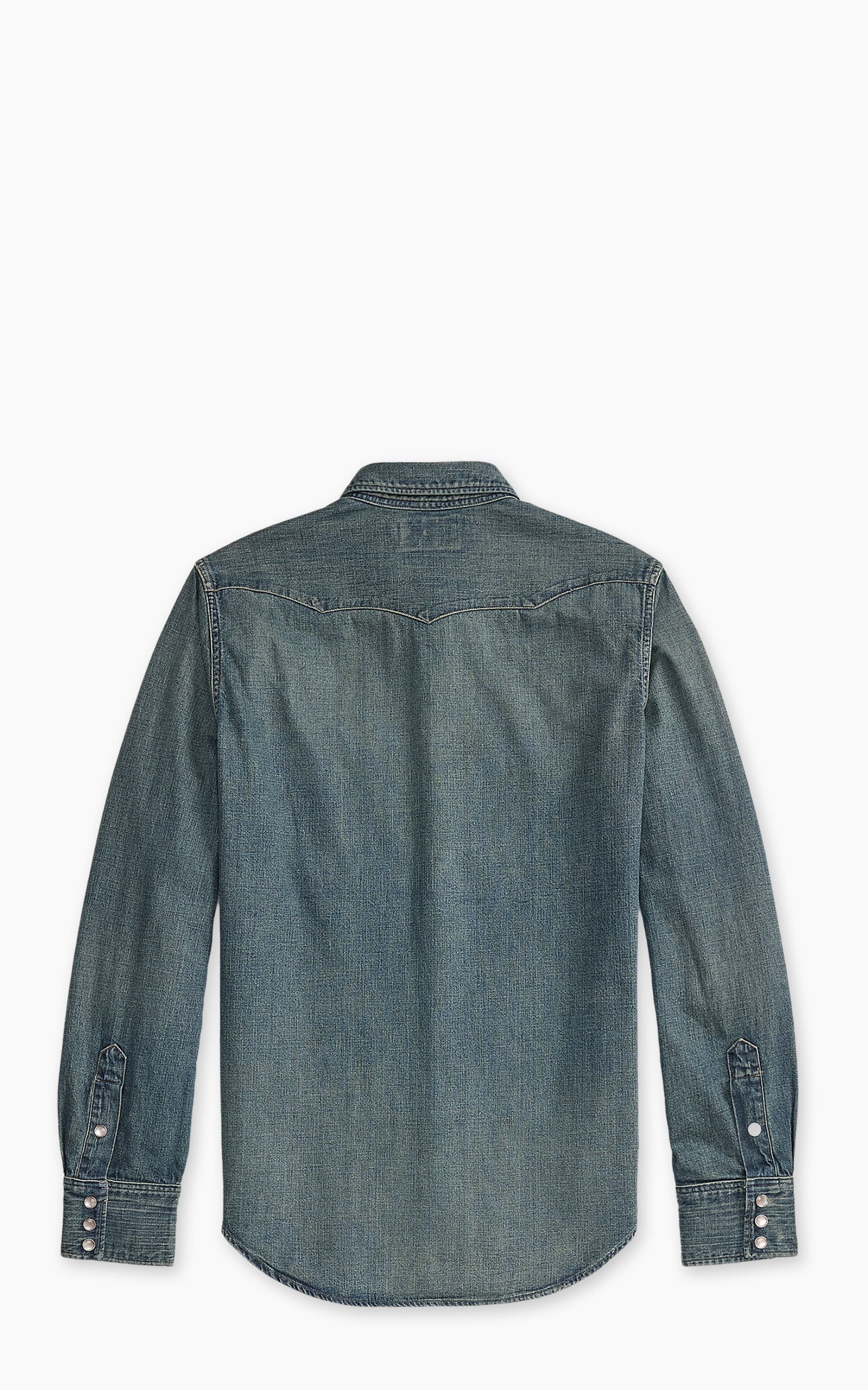 RRL Buffalo Western Shirt Denim Dark Wash