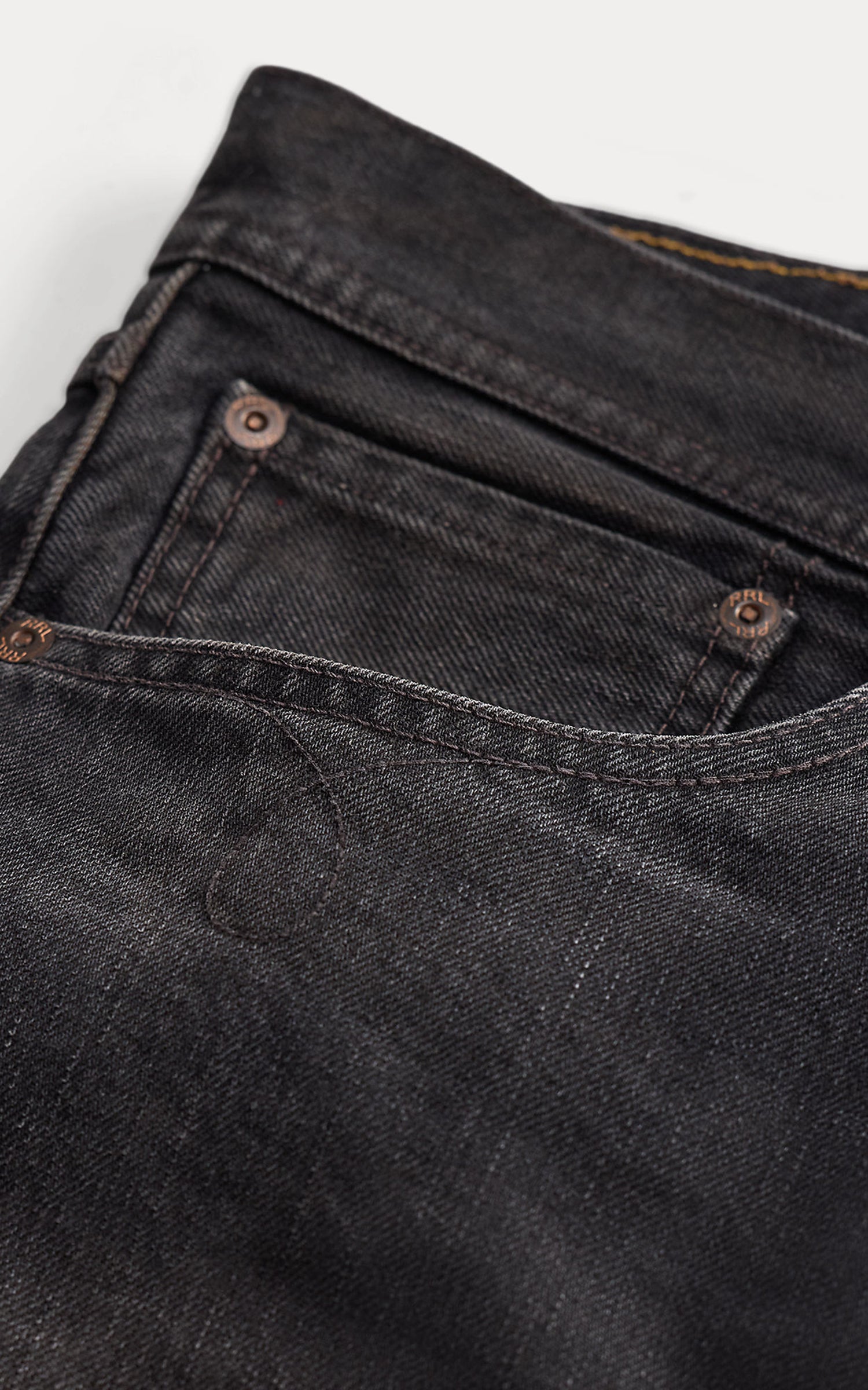 RRL Limited-Edition Lined Jean Worn Black