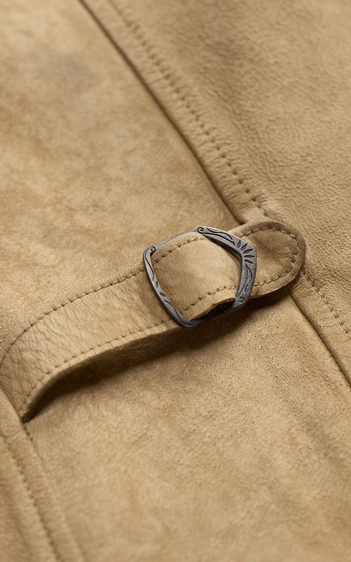 RRL Fringed Suede Jacket Vintage Barley