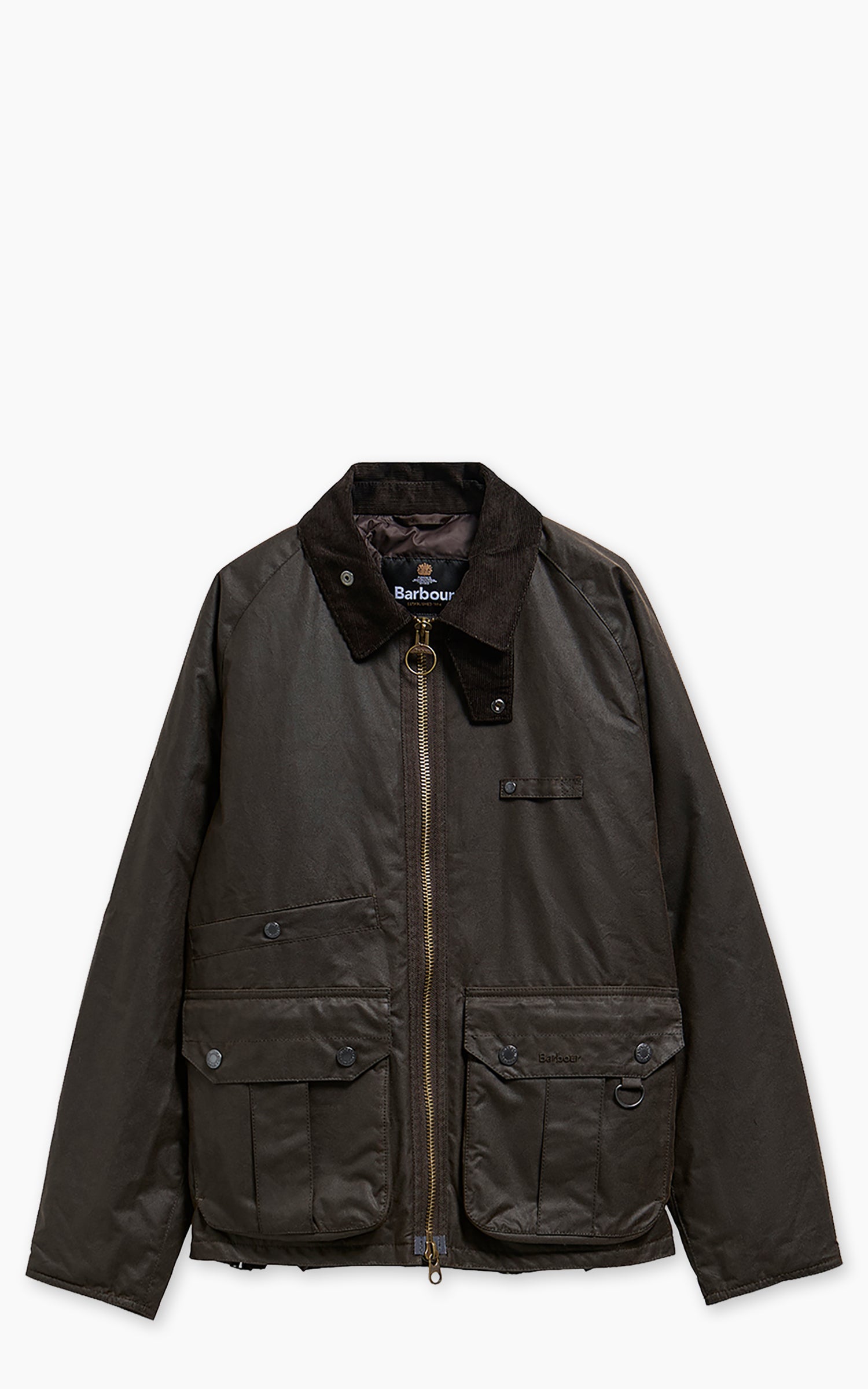 Barbour Re-Engineered Durran Wax Jacket Dark Brown