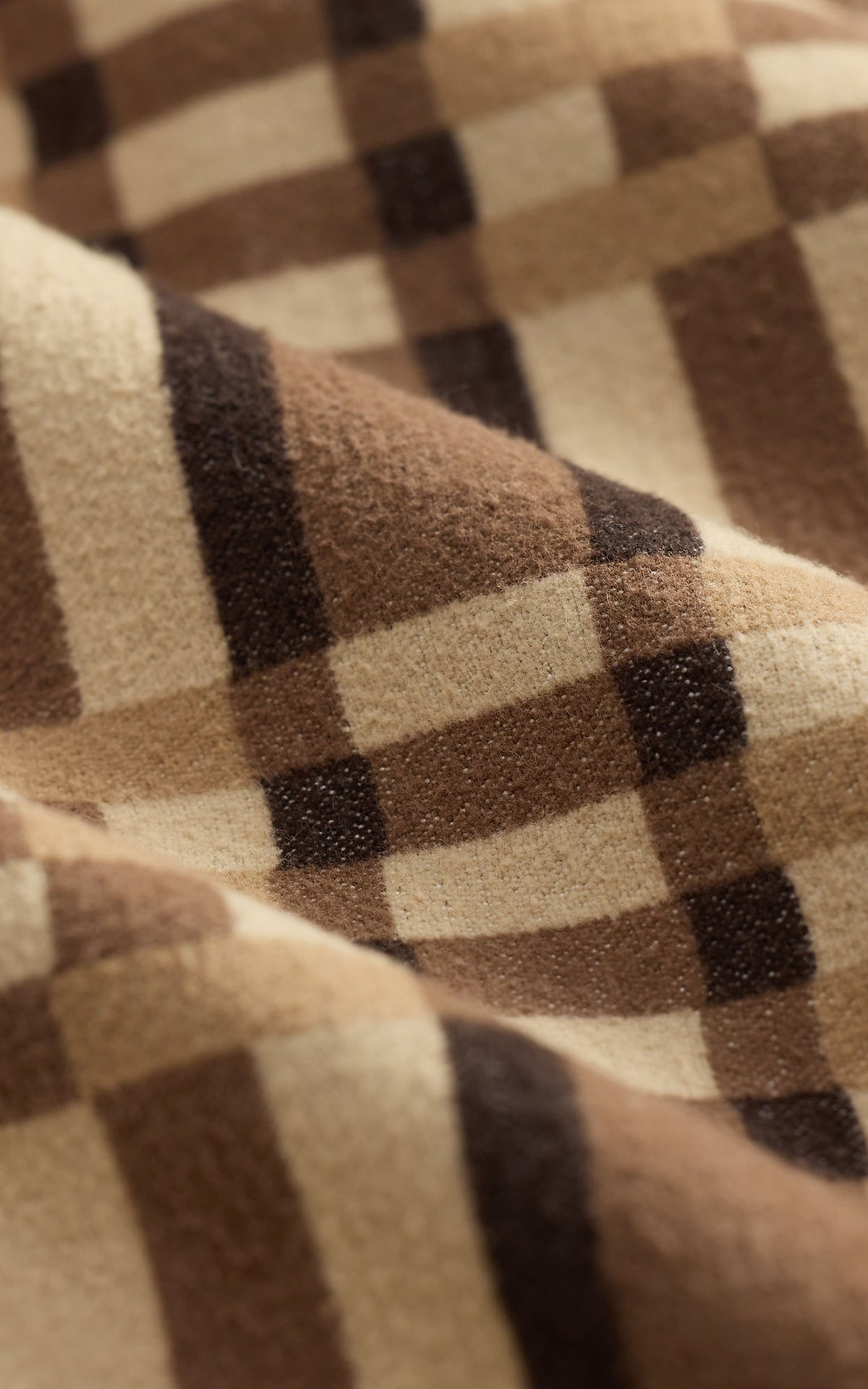 RRL Plaid Jacquard Overshirt Brown/Tan