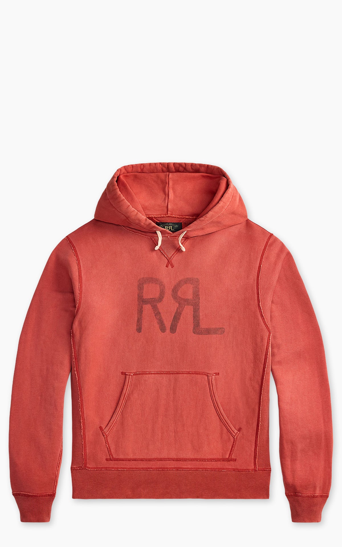 RRL Ranch Logo Hoodie New Brick