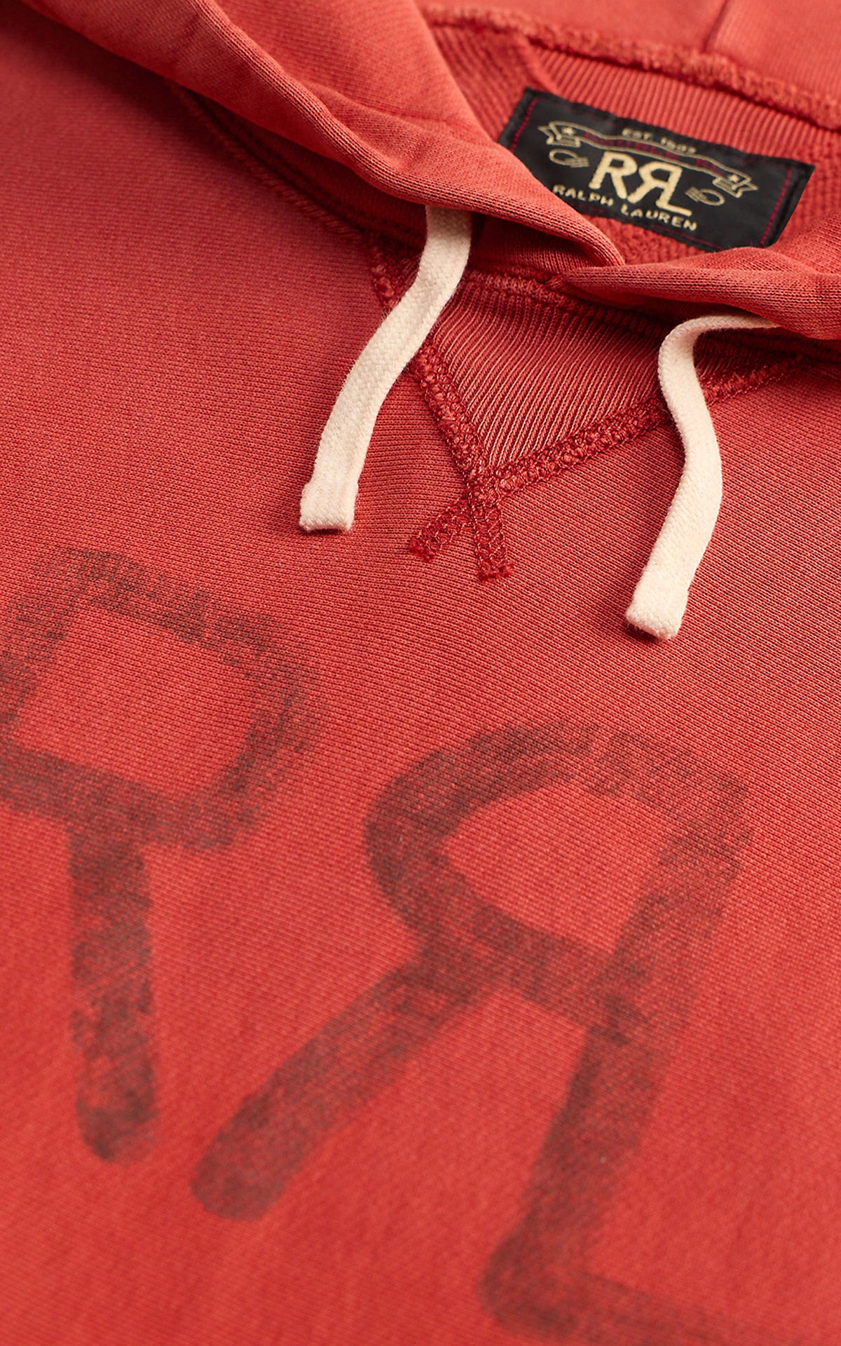 RRL Ranch Logo Hoodie New Brick