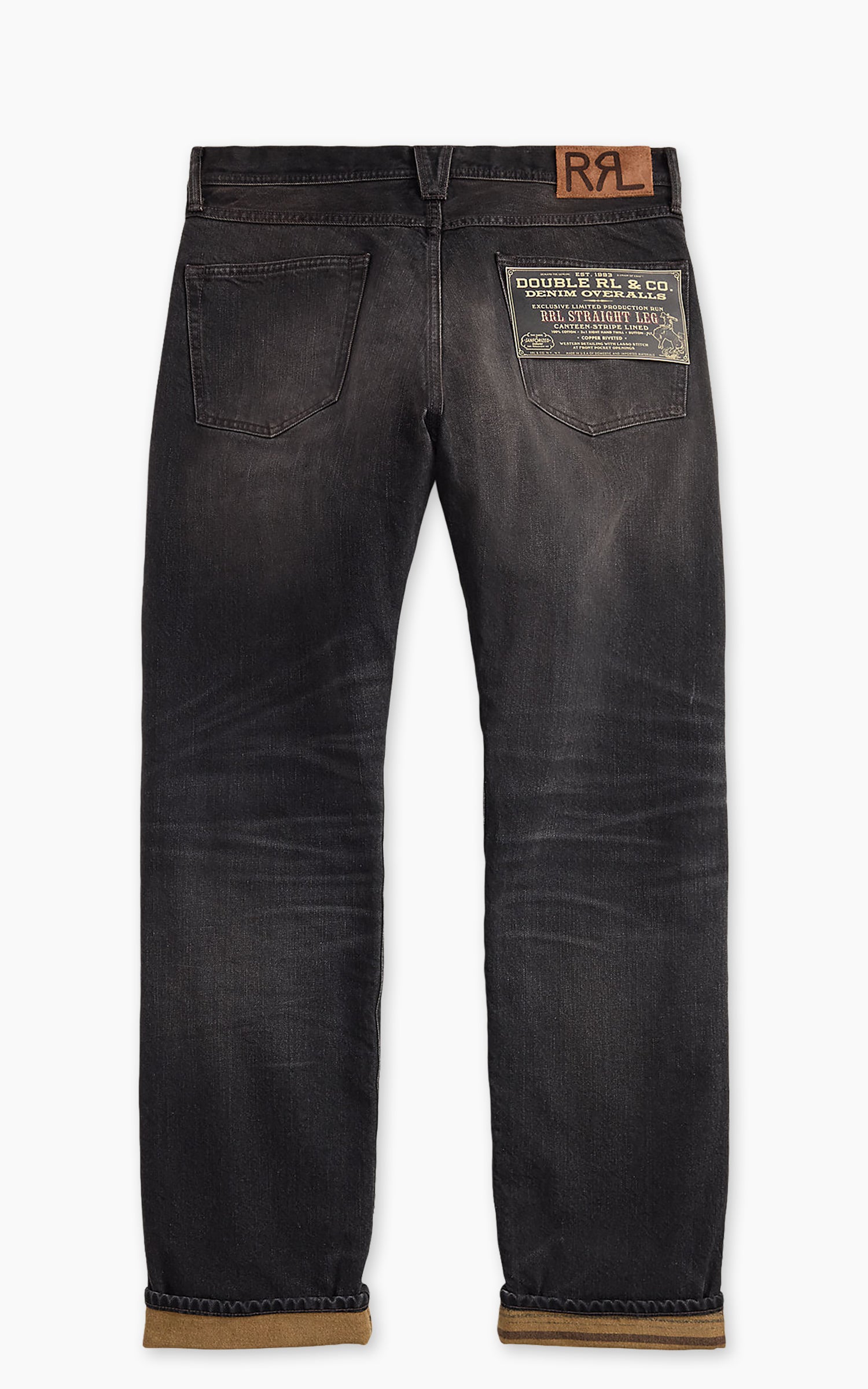 RRL Limited-Edition Lined Jean Worn Black