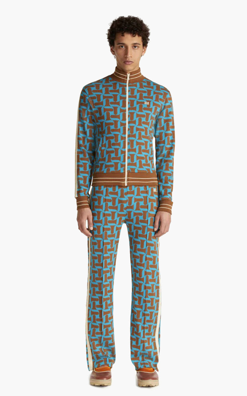 Wales Bonner Symphony Track Top Algiers Blue/Brown