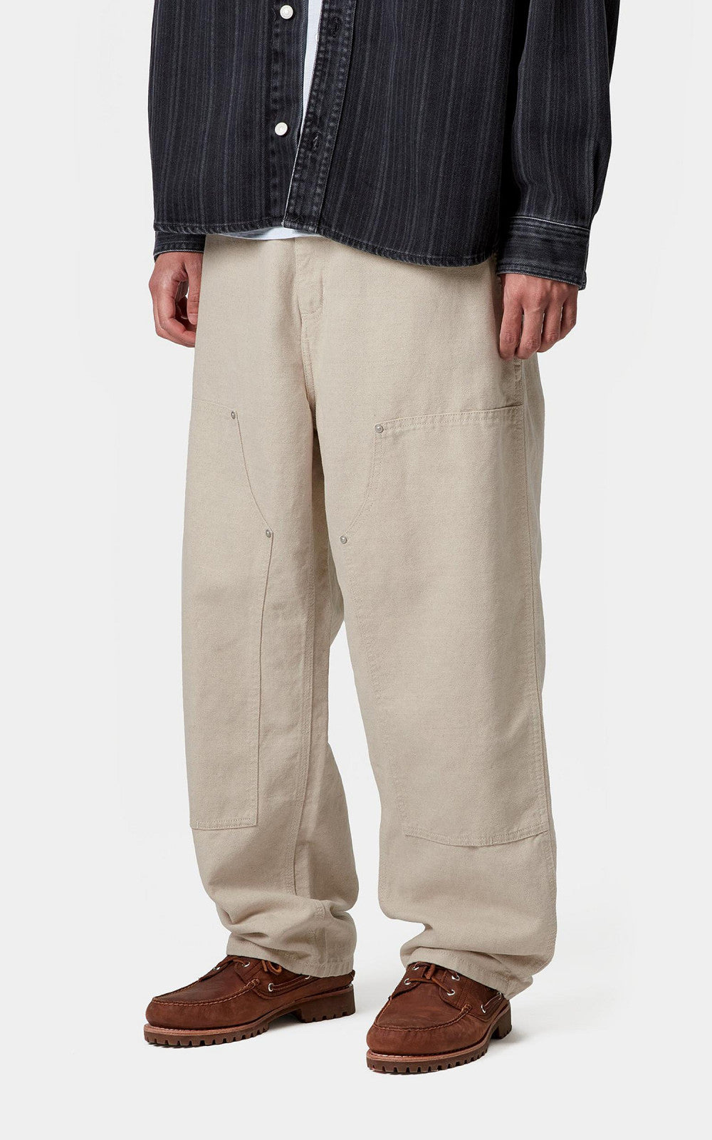Carhartt WIP Walter Double Knee Pant Sullivan Canvas Natural