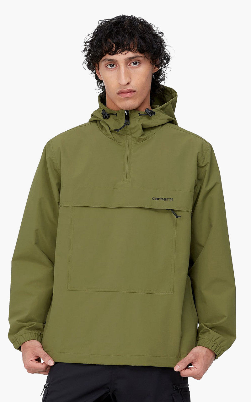 Carhartt WIP Windbreaker Pullover Kiwi/Black