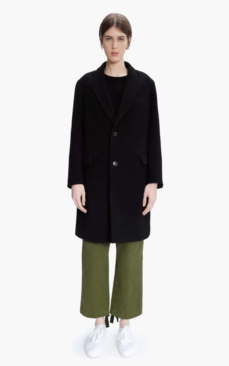 A.P.C. Mallaury Coat Black