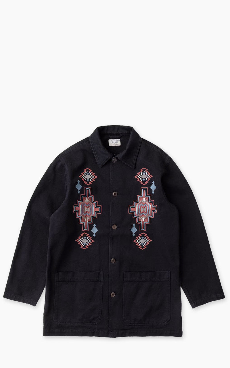 Nudie Jeans Worker Coat Rebirth Navy
