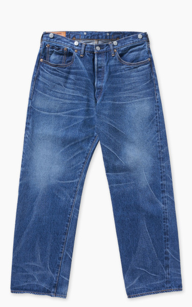 Kaptain Sunshine 1930 Straight Denim Pants Vintage Wash Indigo