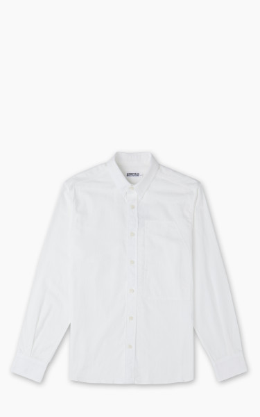 Momotaro Jeans MXLS1008 Dobby Work Shirt White