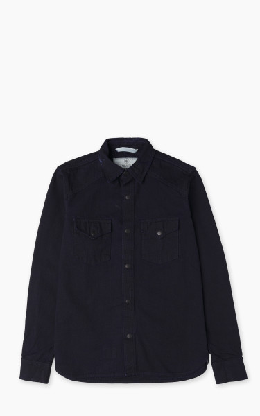 Rogue Territory Western Shirt Selvedge Canvas Indigo Rinsed