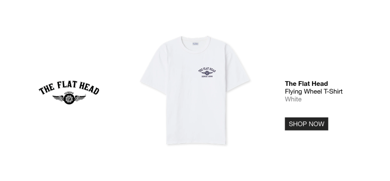 https://www.cultizm.com/en/clothing/tops/t-shirts/38015/the-flat-head-fn-thc-202-flying-wheel-t-shirt-white
