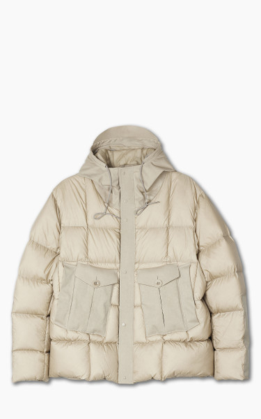 Ten C Tempest Combo Down Jacket Pale Taupe | Cultizm