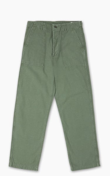 OrSlow US Army Fatigue Pants Regular Used Wash Green