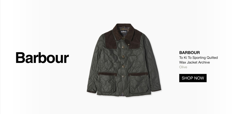 https://www.cultizm.com/en/clothing/tops/jackets/41963/barbour-x-to-ki-to-sporting-quilted-wax-jacket-archive-olive