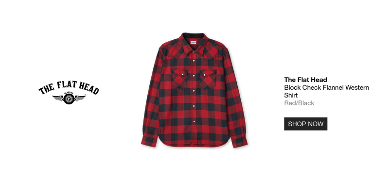 https://www.cultizm.com/en/clothing/tops/shirts/39828/the-flat-head-fn-snw-101l-block-check-flannel-western-shirt-red/black