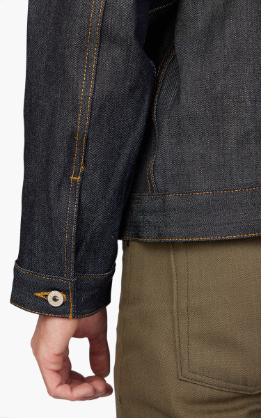 Naked Famous Denim Lined Denim Jacket LHT Selvedge Indigo Cultizm