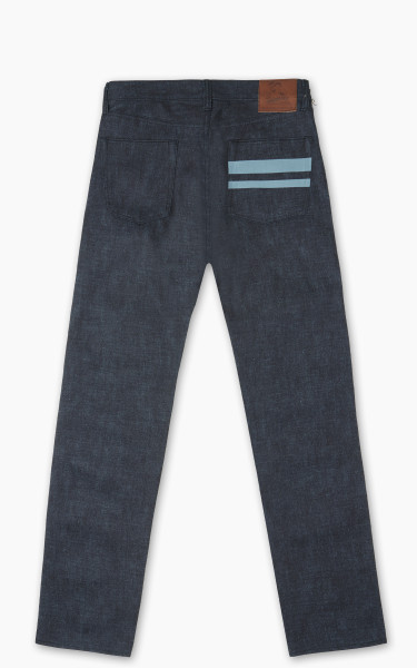 Momotaro Jeans 0306-IM Indigo x Mint Blue Tight Tapered 15.7oz