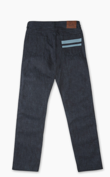 Momotaro Jeans 0405-IM Indigo x Mint Blue High Tapered 15.7oz