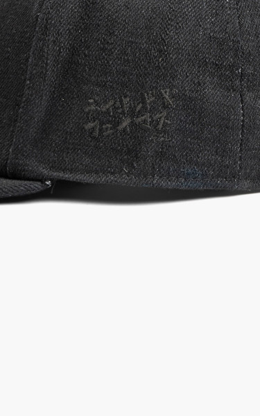 Naked Famous Denim Baseball Cap Japan Heritage Selvedge Black Cultizm