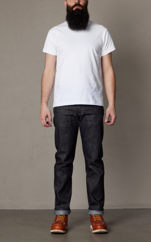 Naked Famous Denim Weird Guy Broken Twill Slub Stretch Selvedge