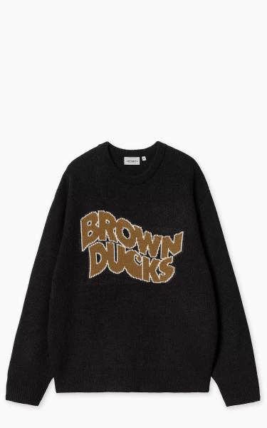 Carhartt WIP Brown Ducks Sweater Black