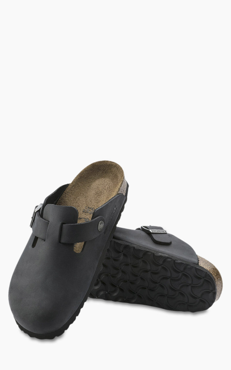 Birkenstock Boston Oiled Leather Black