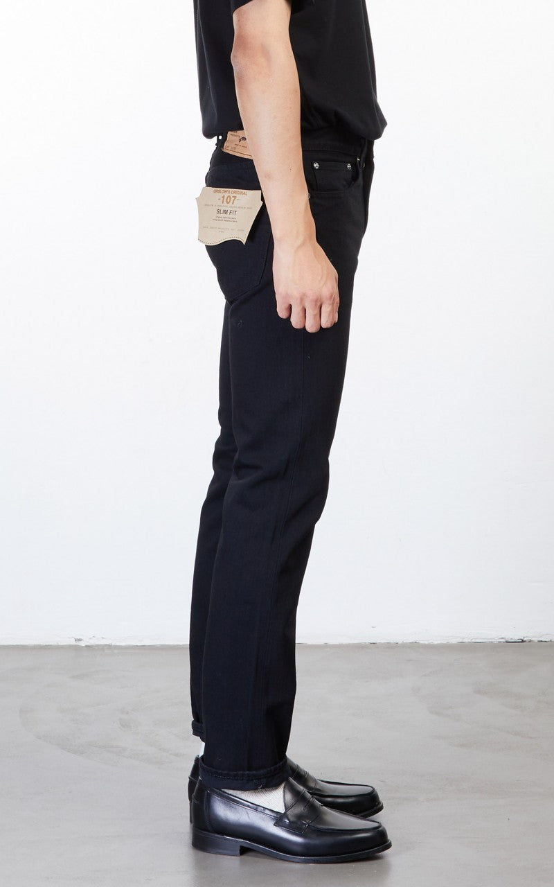 OrSlow Ivy Fit Jeans 107 Black Denim