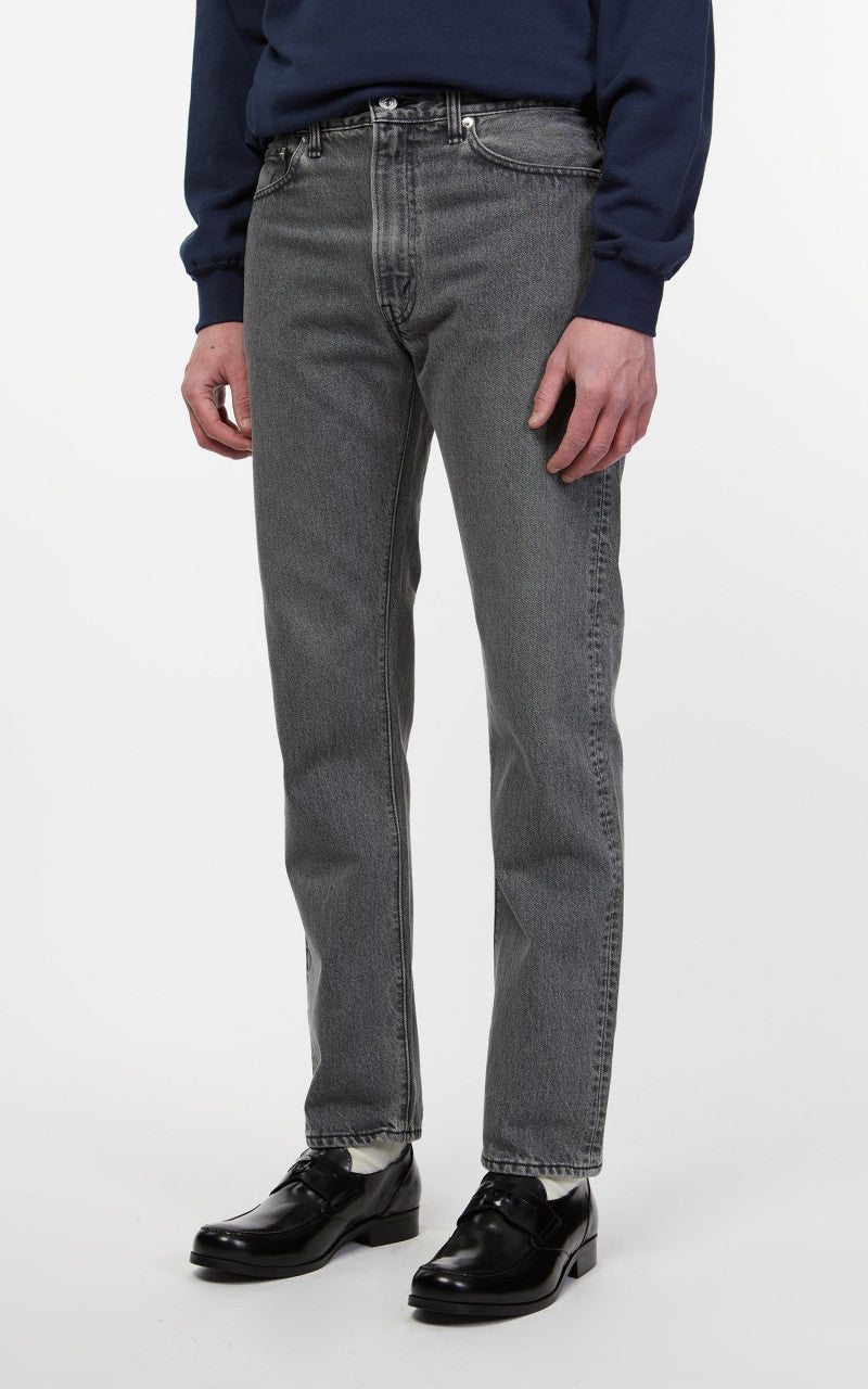 OrSlow Ivy Fit Jeans 107 Black Denim Bleached