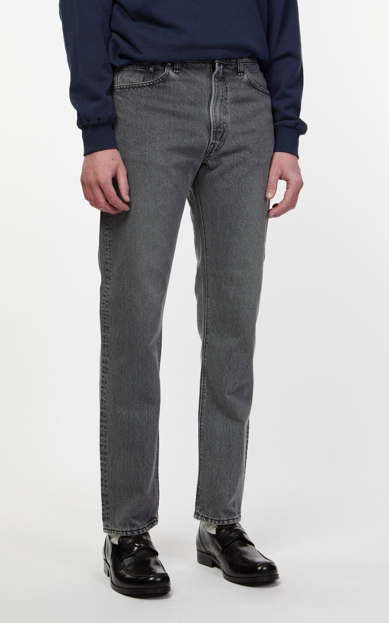 OrSlow Ivy Fit Jeans 107 Black Denim Bleached