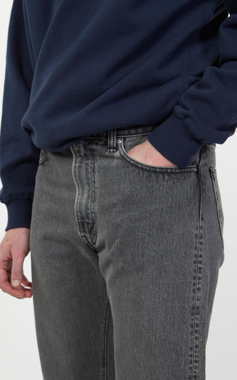 OrSlow Ivy Fit Jeans 107 Black Denim Bleached