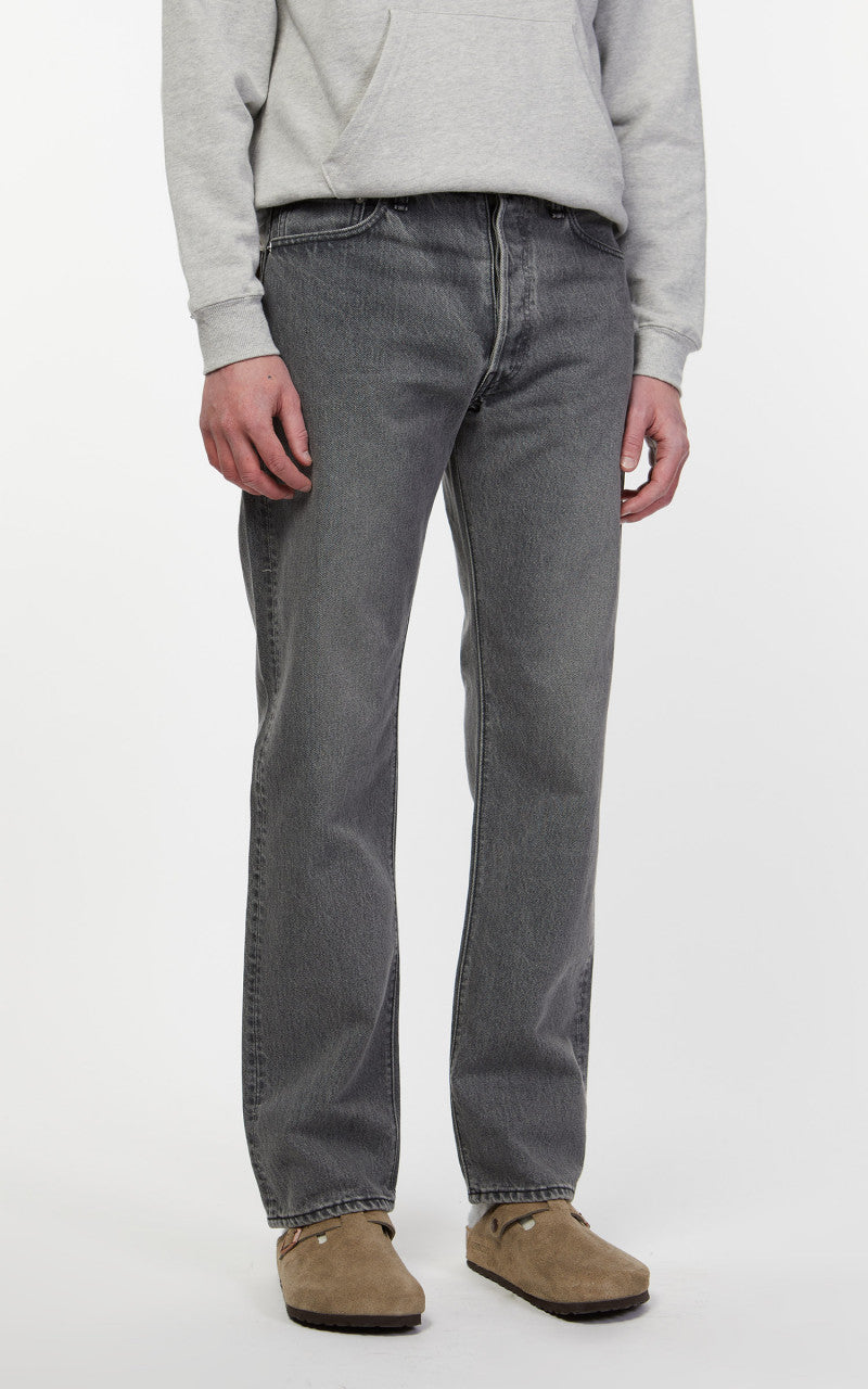 OrSlow Standard Fit Jeans 105 90's Black Denim Bleach