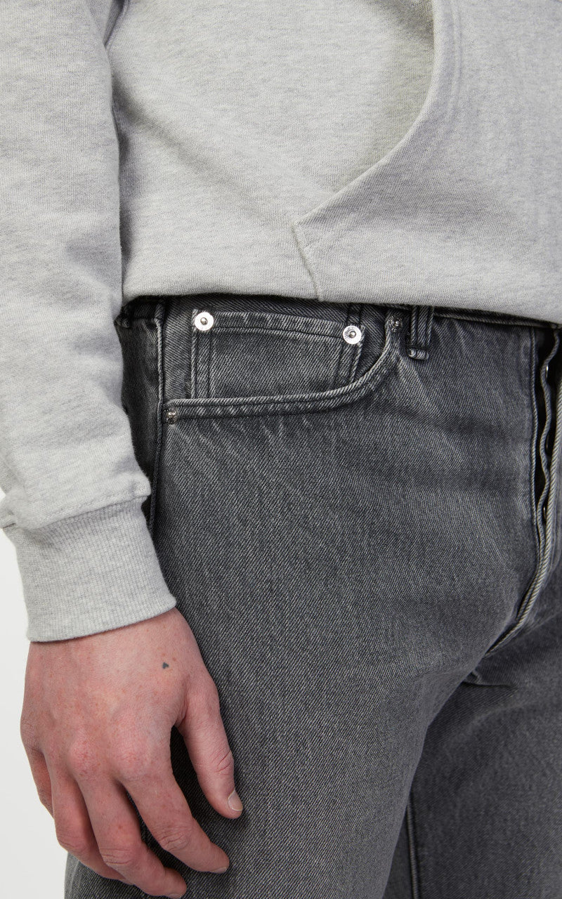 OrSlow Standard Fit Jeans 105 90's Black Denim Bleach
