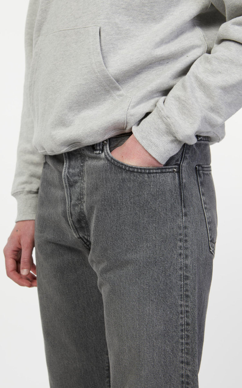 OrSlow Standard Fit Jeans 105 90's Black Denim Bleach