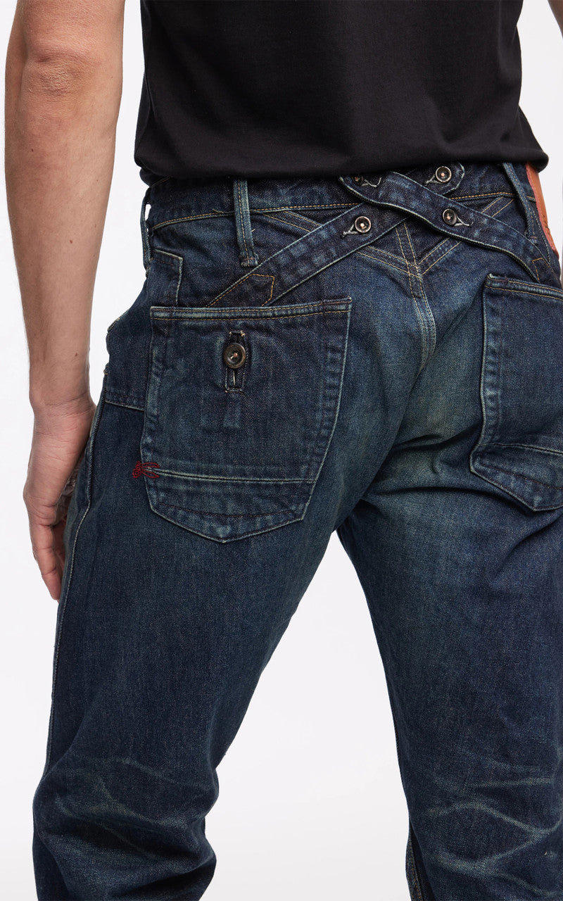 Denham Crossback Made In Japan Dark Blue