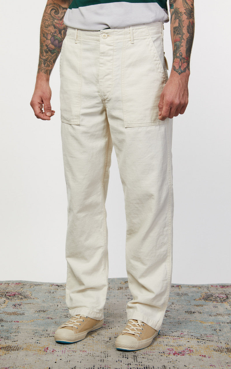 OrSlow US Army Fatigue Pants Regular Ecru