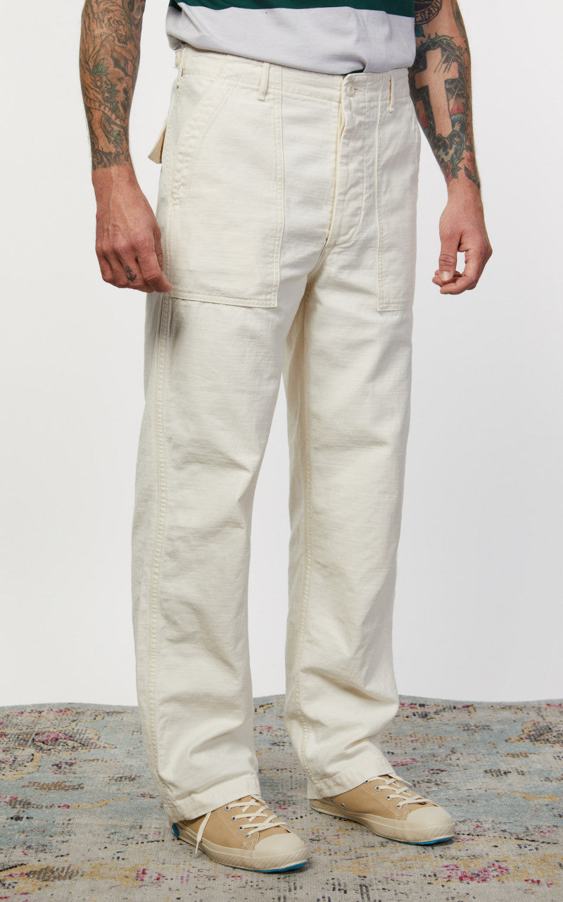 OrSlow US Army Fatigue Pants Regular Ecru