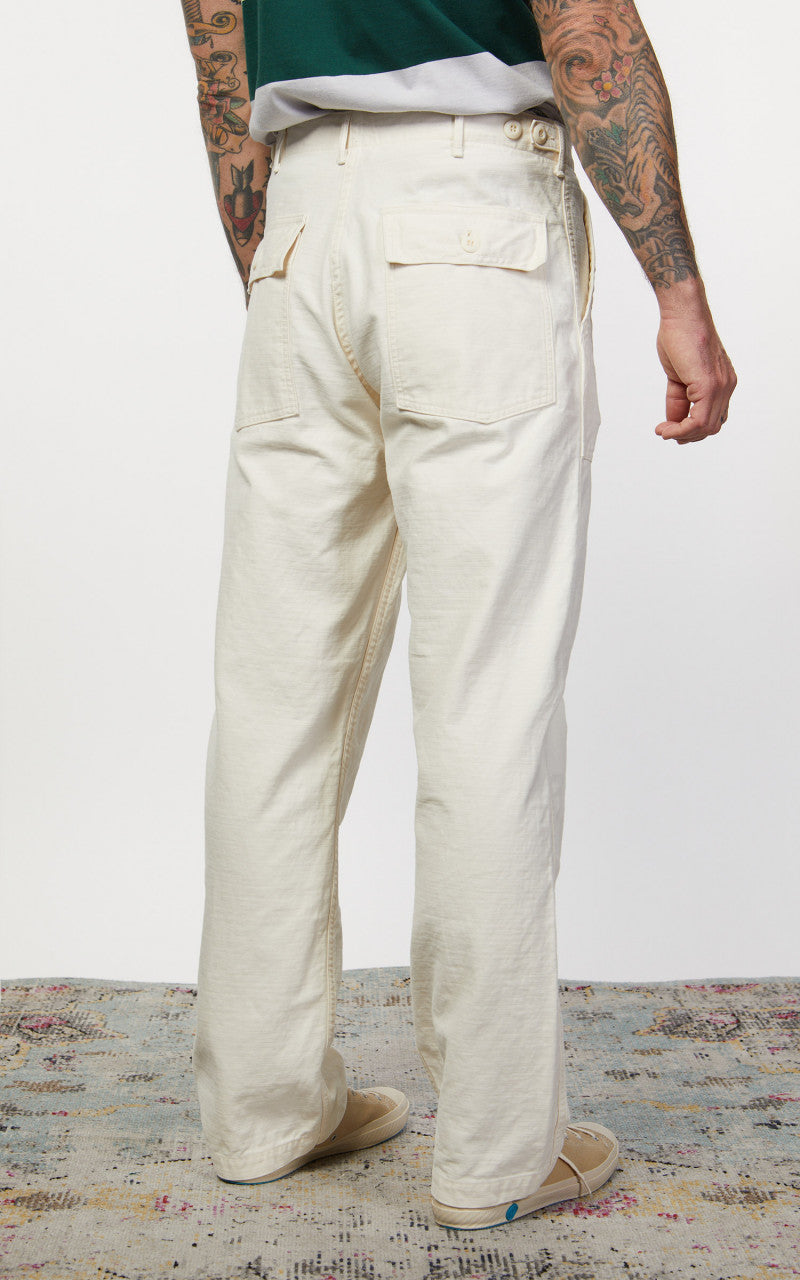 OrSlow US Army Fatigue Pants Regular Ecru