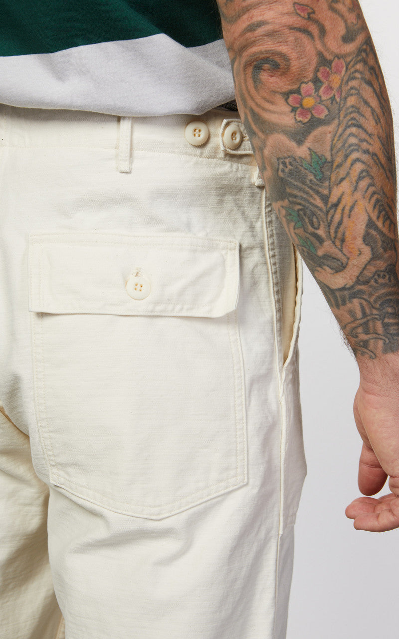 OrSlow US Army Fatigue Pants Regular Ecru