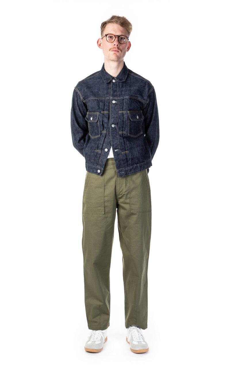 OrSlow 50s Type 2 Denim Jacket One Wash Indigo