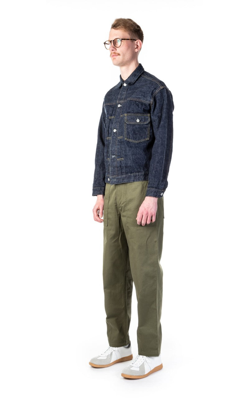 OrSlow 50s Type 2 Denim Jacket One Wash Indigo