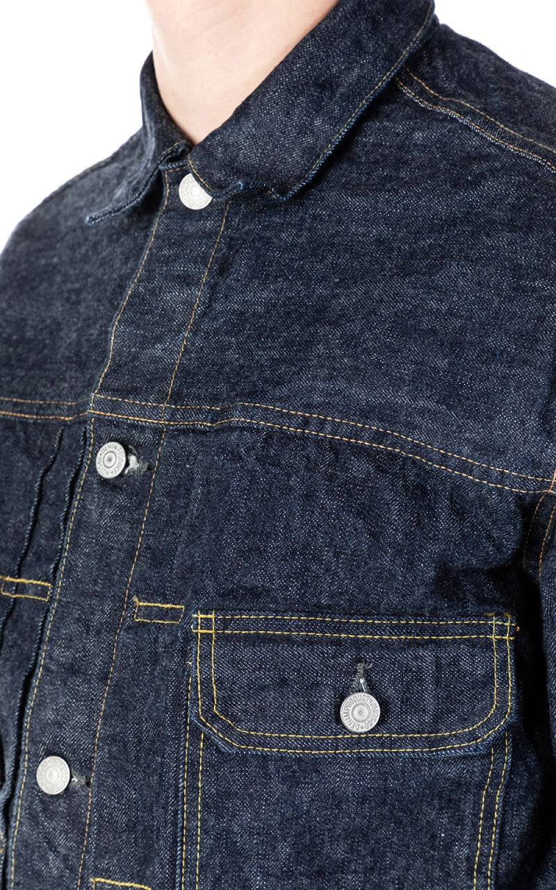 OrSlow 50s Type 2 Denim Jacket One Wash Indigo