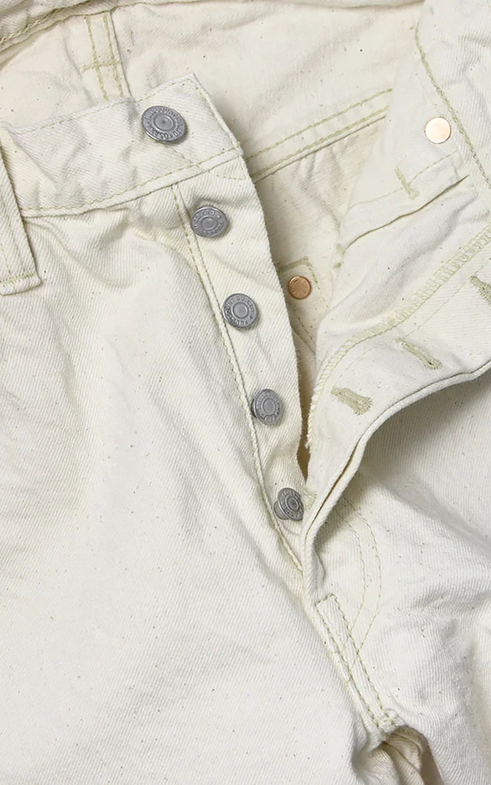 Fullcount 0105EC Wide Ecru Selvedge Denim Ecru 13.7oz