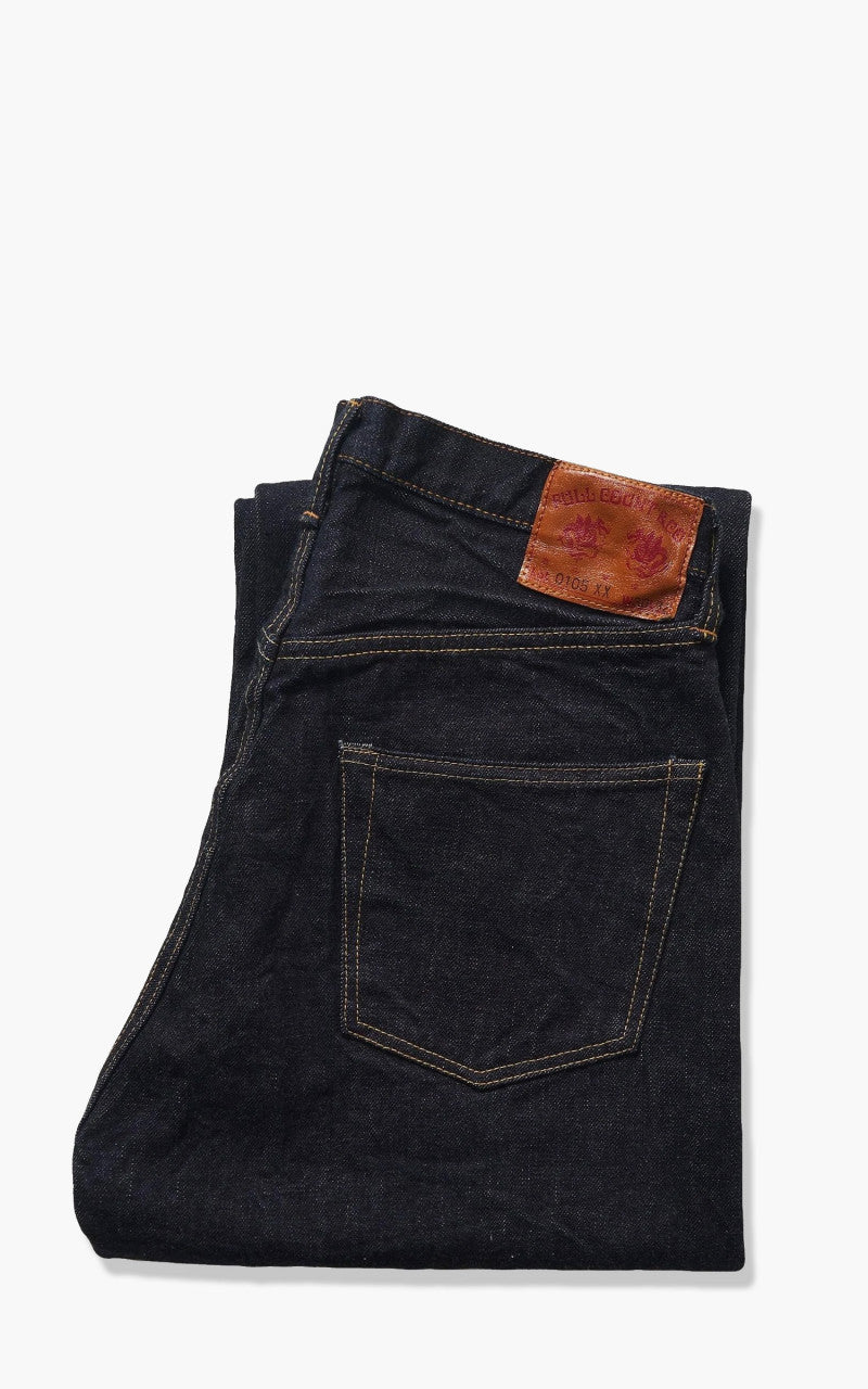 Fullcount 0105XXW Wide Selvedge Denim Heavy Ounce One Wash Indigo