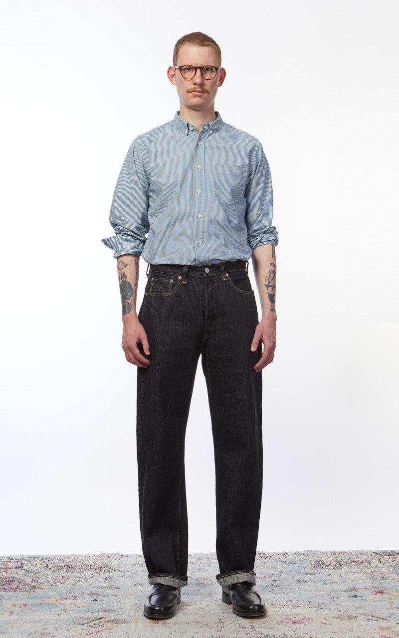 Fullcount 0105XXW Wide Selvedge Denim Heavy Ounce One Wash Indigo