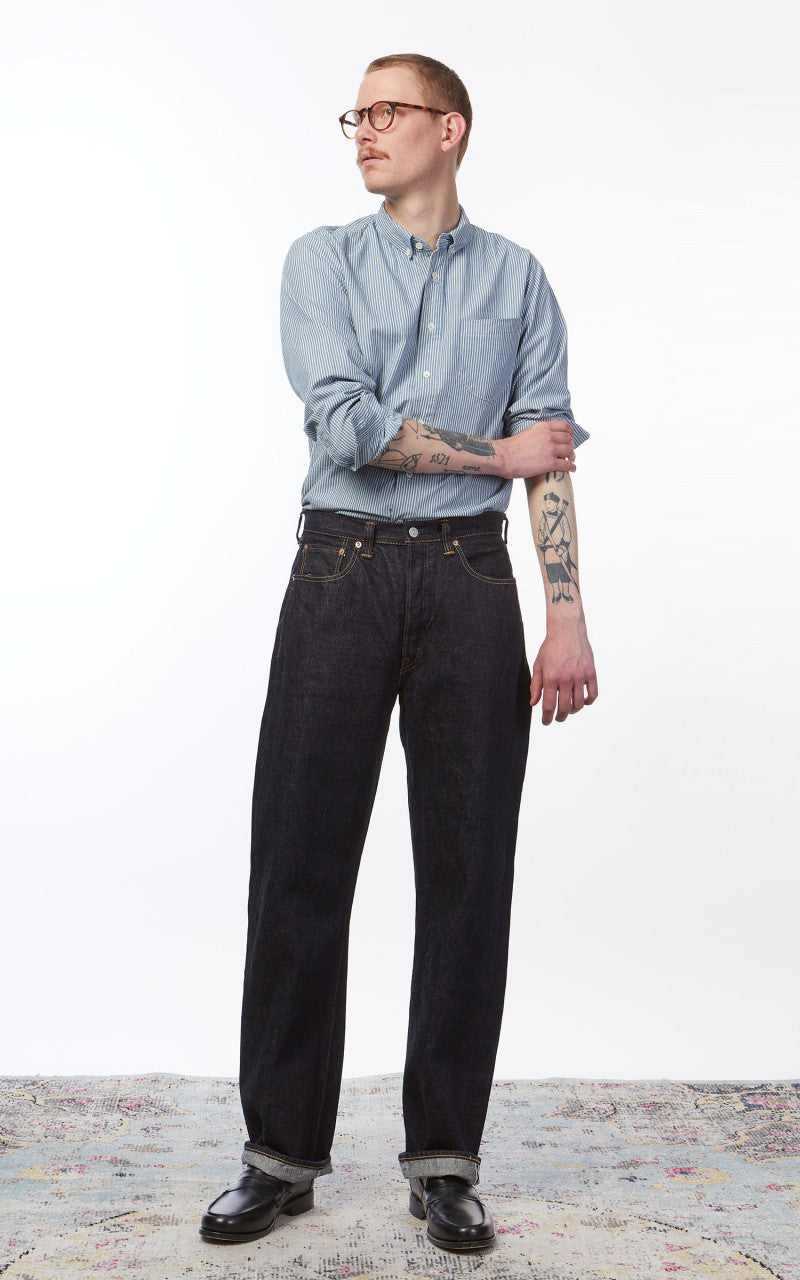 Fullcount 0105XXW Wide Selvedge Denim Heavy Ounce One Wash Indigo