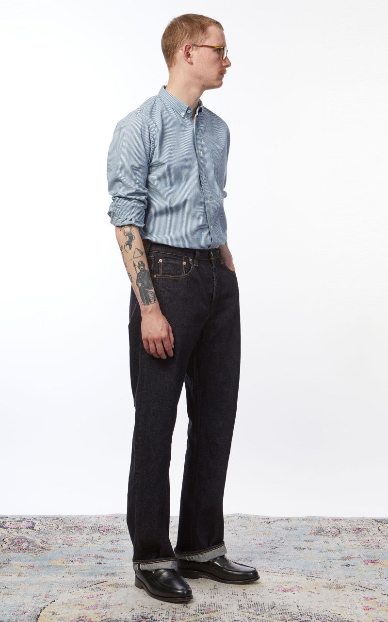 Fullcount 0105XXW Wide Selvedge Denim Heavy Ounce One Wash Indigo