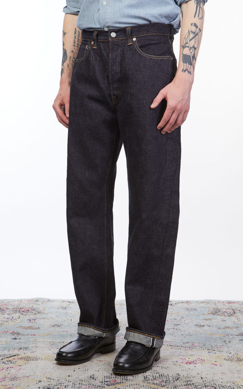 Fullcount 0105XXW Wide Selvedge Denim Heavy Ounce One Wash Indigo